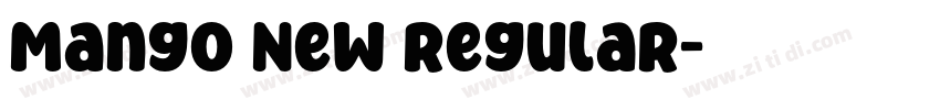 Mango New Regular字体转换
